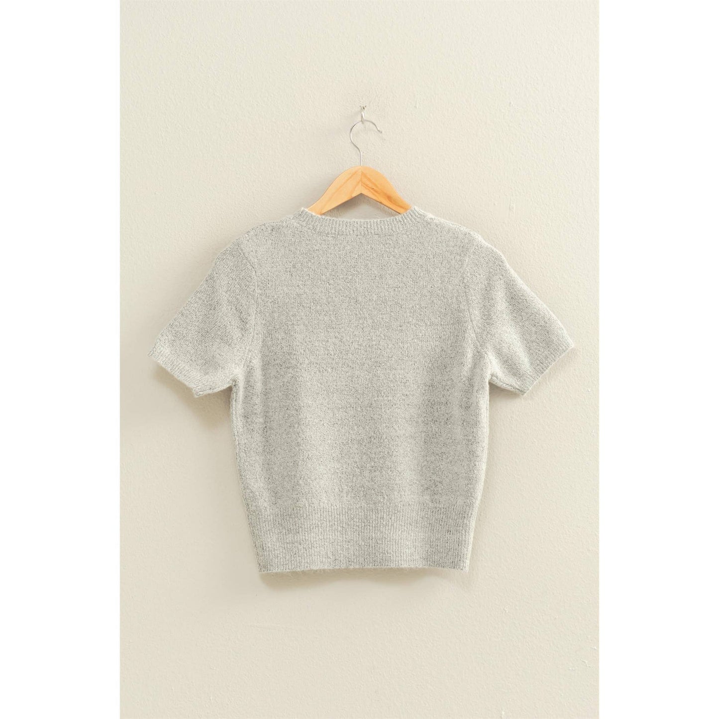 Short Sleeve Sweater Top