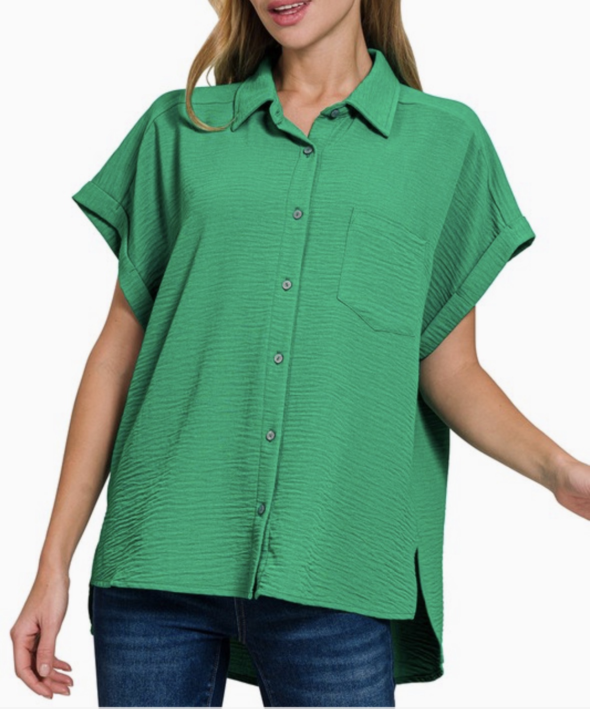 Airflow Button Up K Green