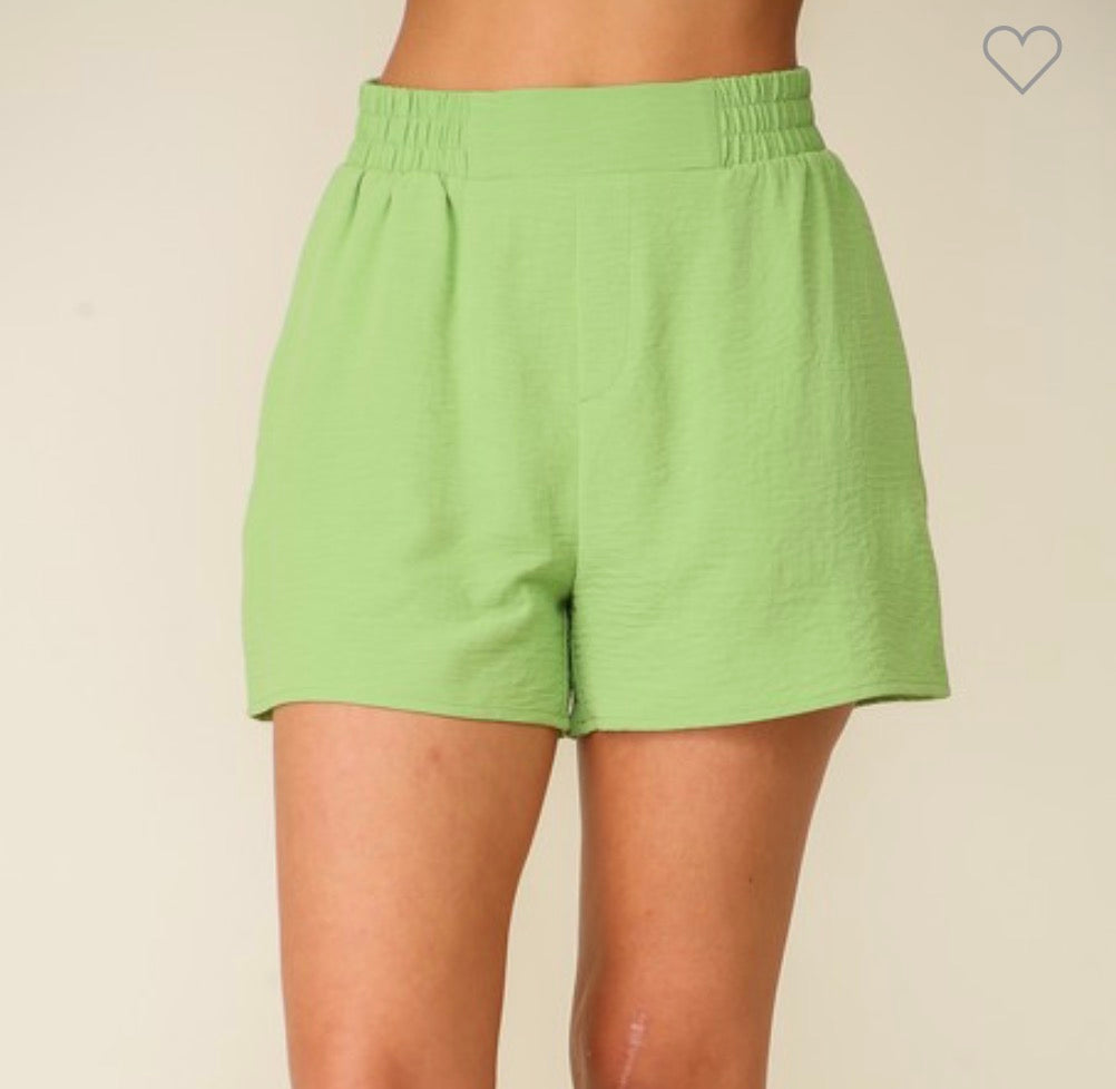 Aloe Green Shorts