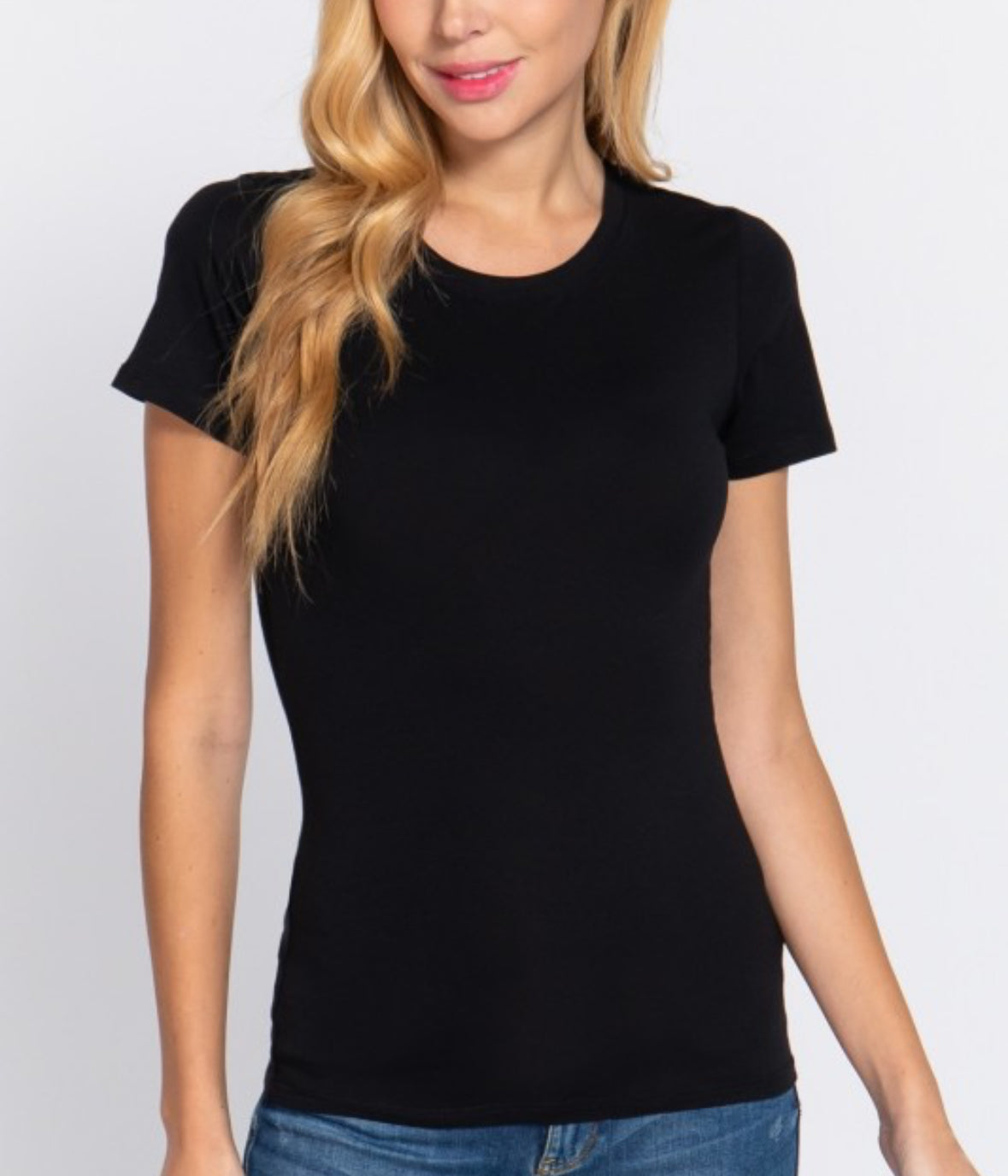 Basic Jersey Tee Black