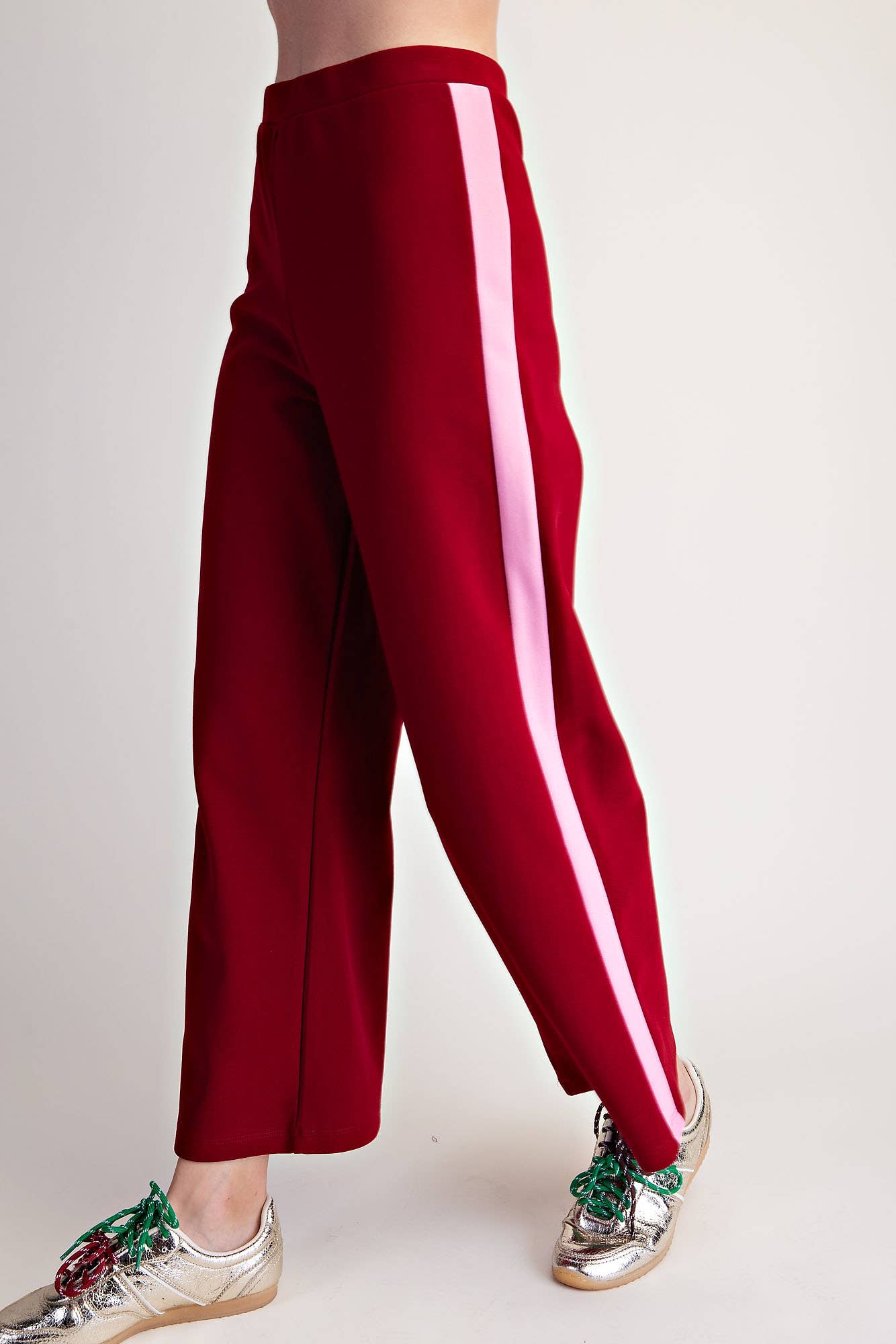 Everyday Pull-On Contrast Pants