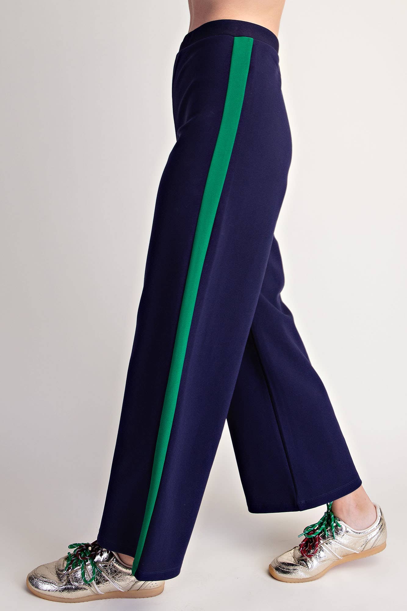 Everyday Pull-On Contrast Pants