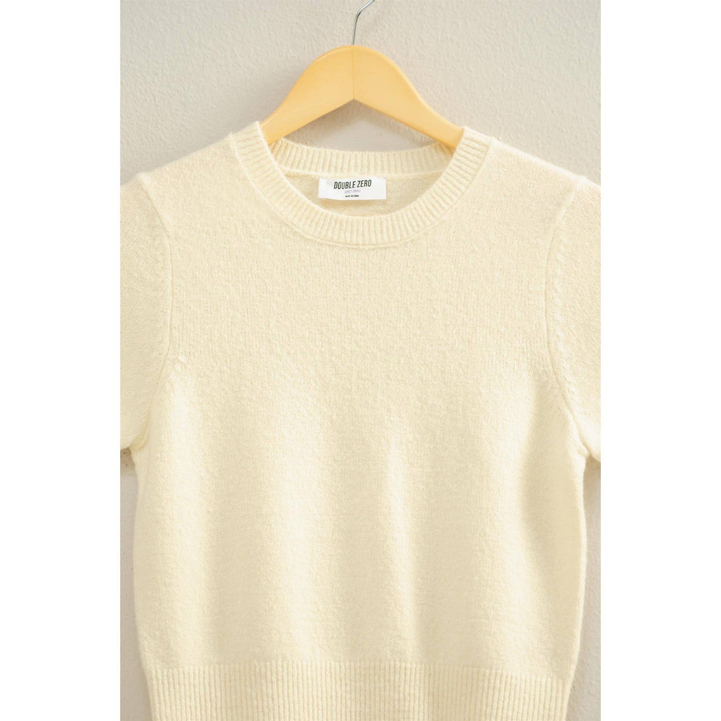 Short Sleeve Sweater Top