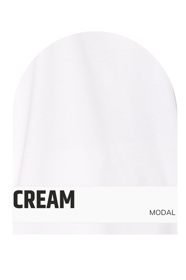 ROUND NECK S/S TUCKED MODAL TOP