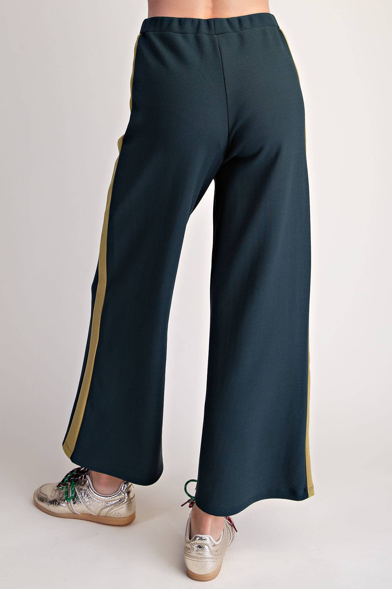 Everyday Pull-On Contrast Pants