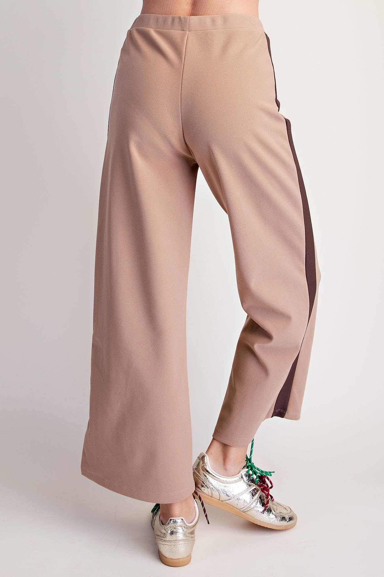 Everyday Pull-On Contrast Pants