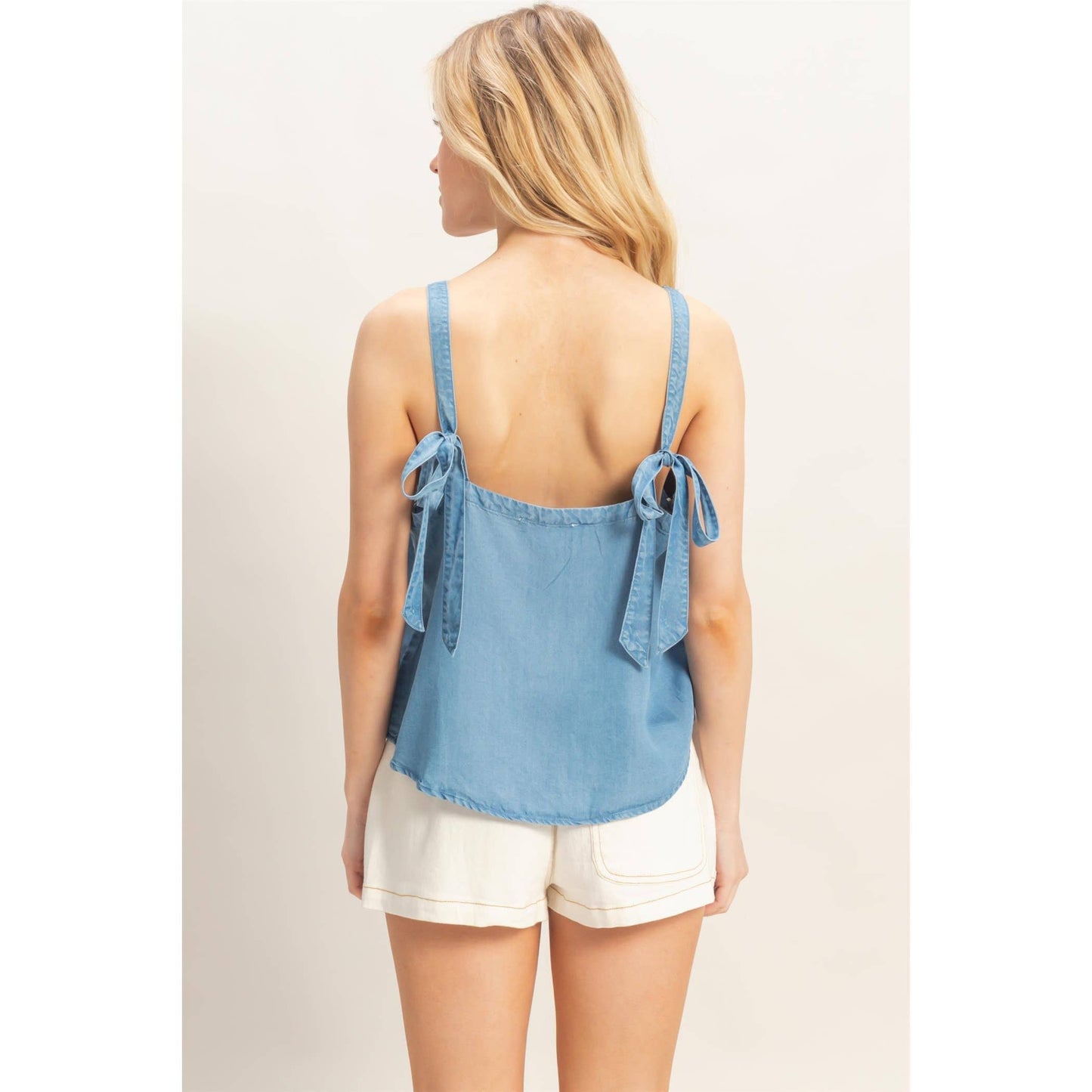 Mineral Wash Denim Tank