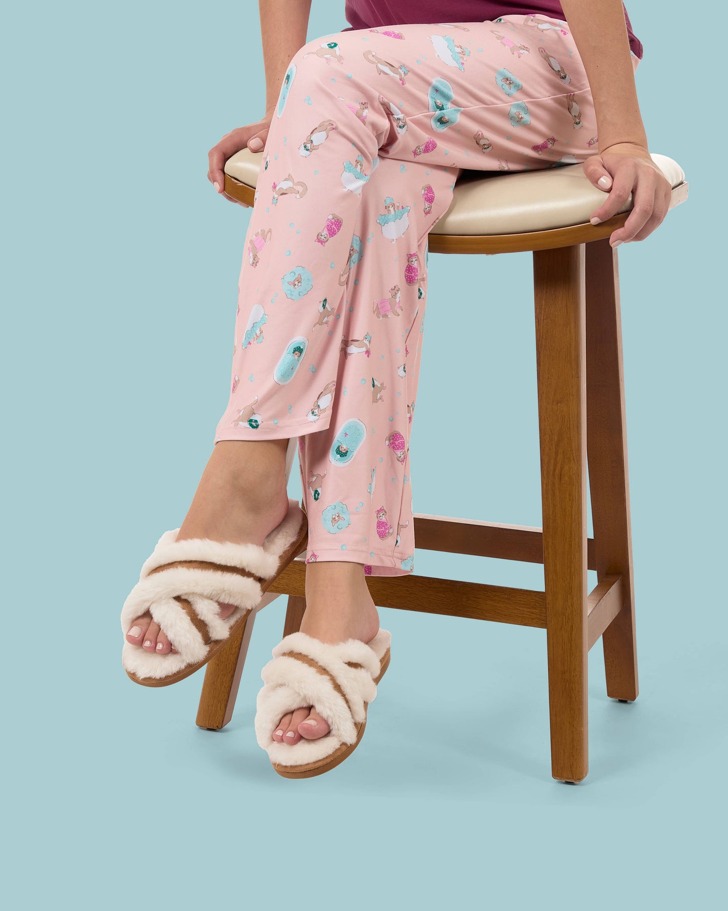 The Serina Plush Slipper