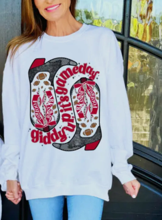 Giddy Up Arkansas Sweatshirt