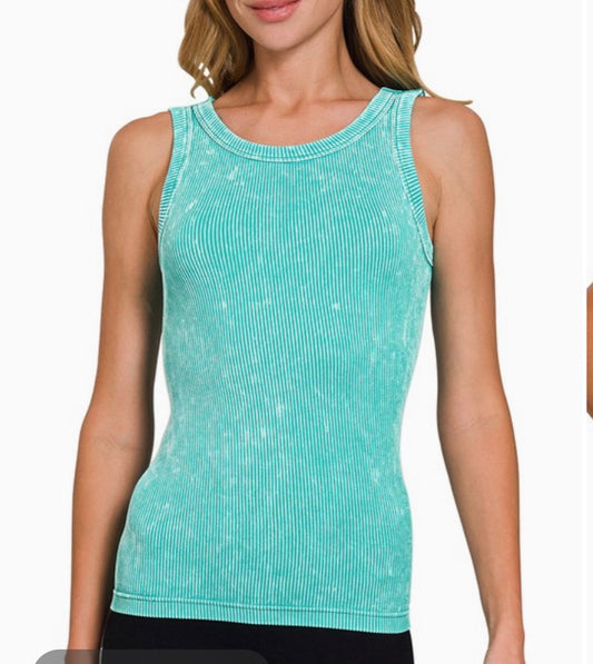 2 Way Mineral Tank Turquoise