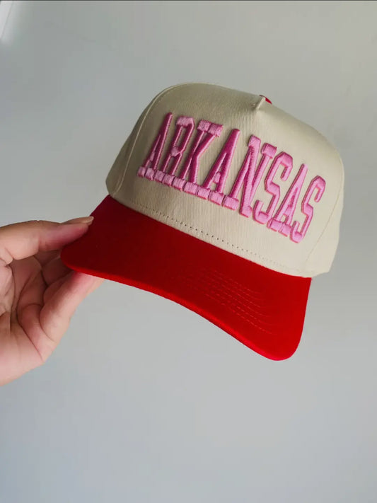 Arkansas Cream/Red Hat