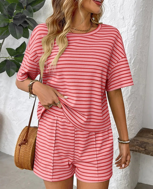Strawberry Stripe Set
