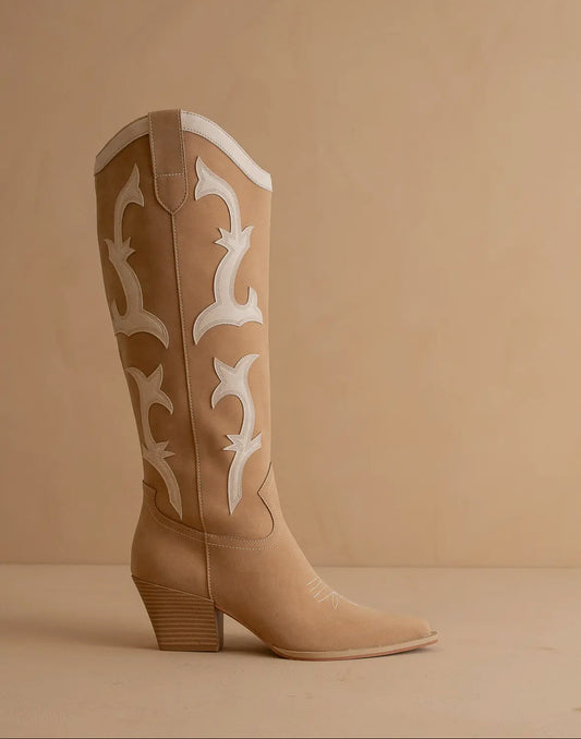 Adriana Camel Boot