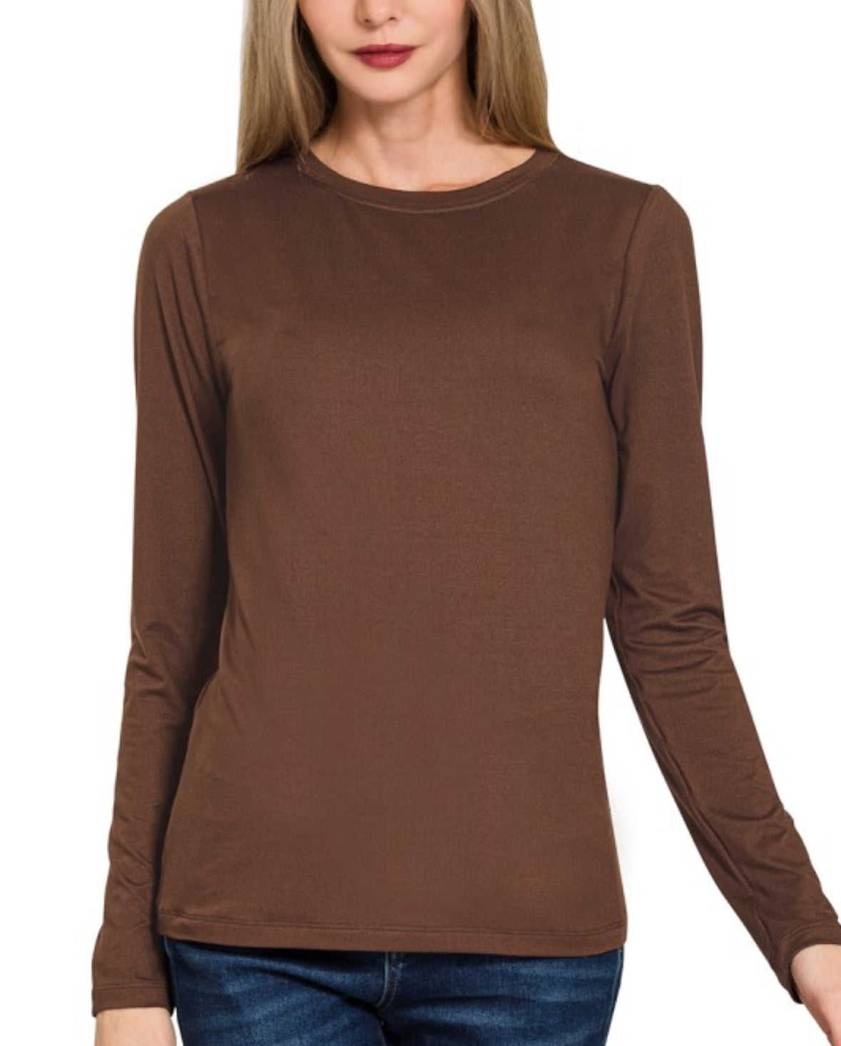Microfiber Long Sleeve Brown