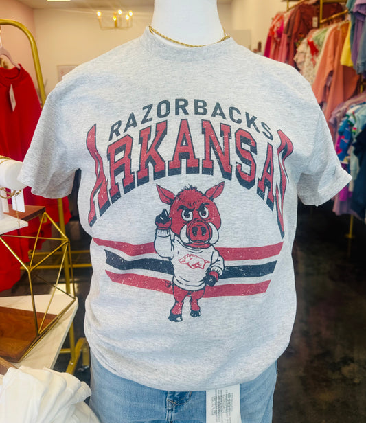 Arkansas Vintage Logo Tee