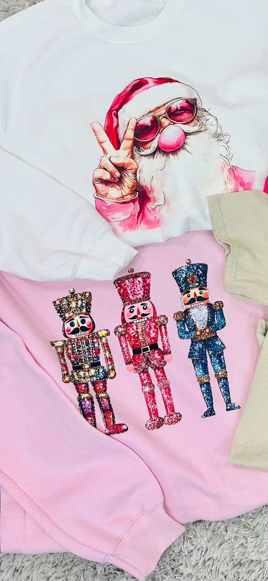 Nutcracker - Light Pink Sweatshirt