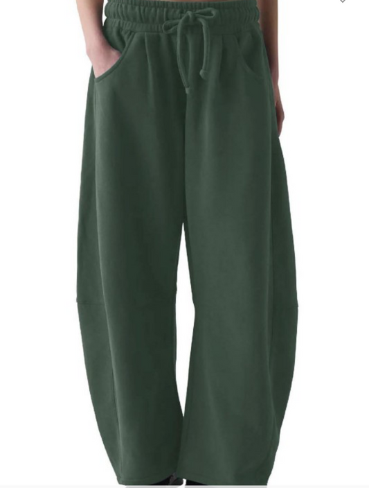 Barrel Sweatpants Chic Green