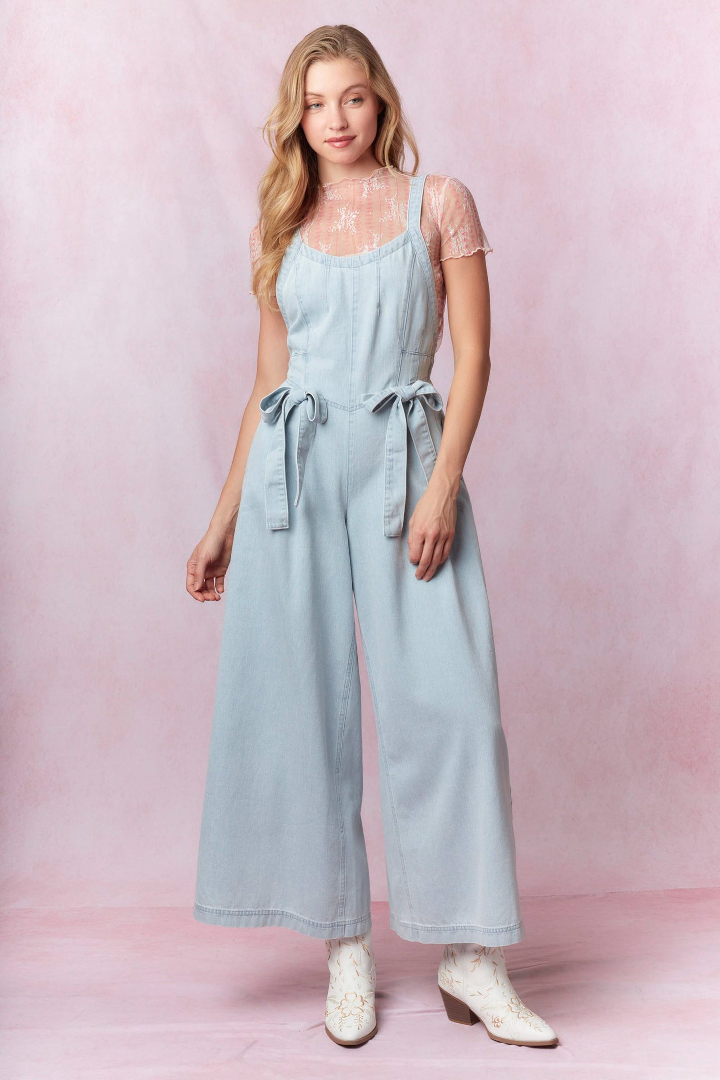 Light Denim Jumpsuit