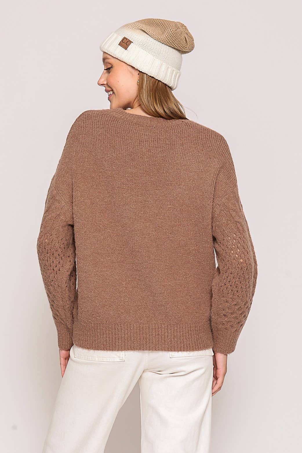 Fall Cozy Cable Knit Sweater