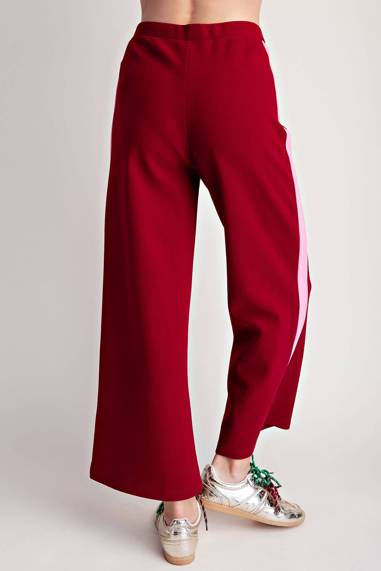 Everyday Pull-On Contrast Pants