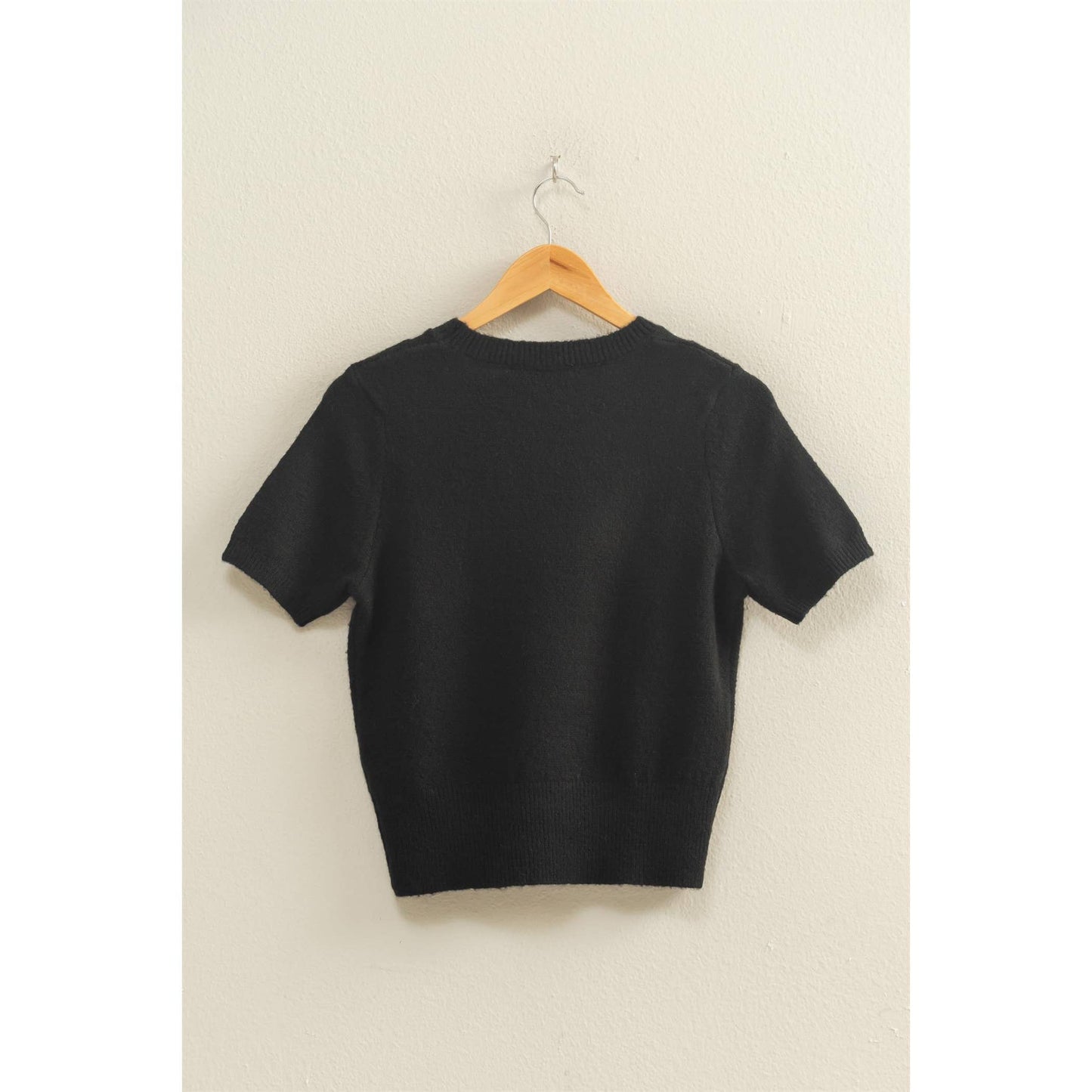 Short Sleeve Sweater Top