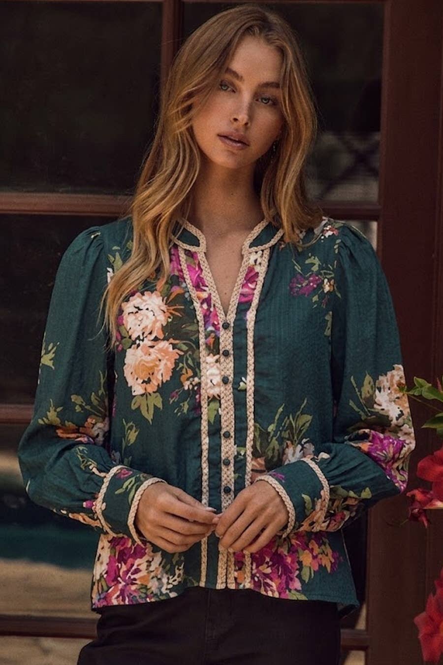 Floral Print Blouse